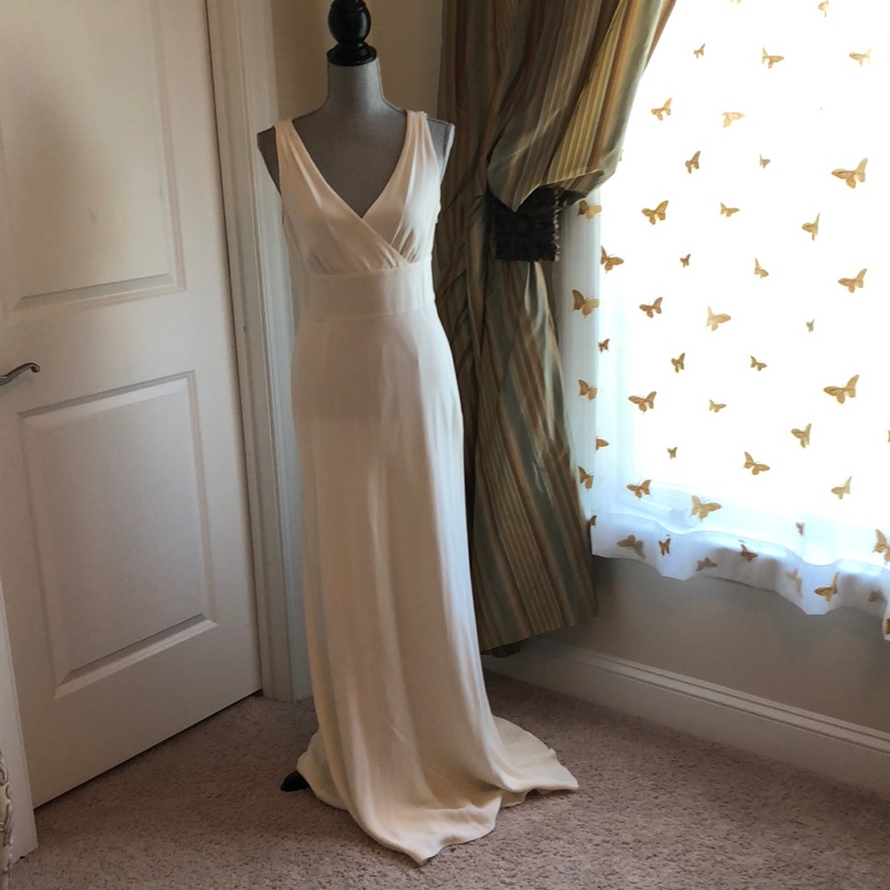 Ivory gown- Silk, J. Crew